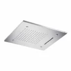 Cabezal de ducha de acero inoxidable con cromoterapia Made in Italy - Solver viadurini