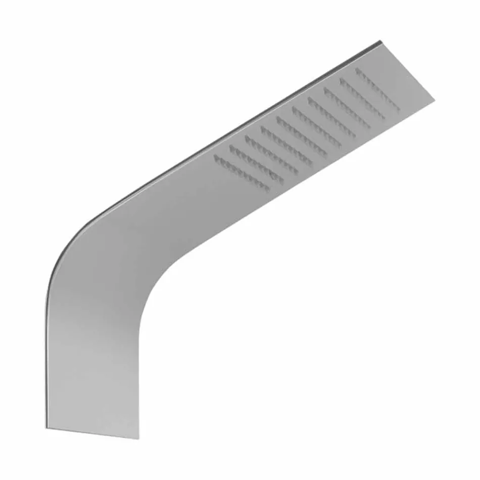 Cabezal de ducha delgado de acero con chorro de lluvia Made in Italy - Vispo viadurini