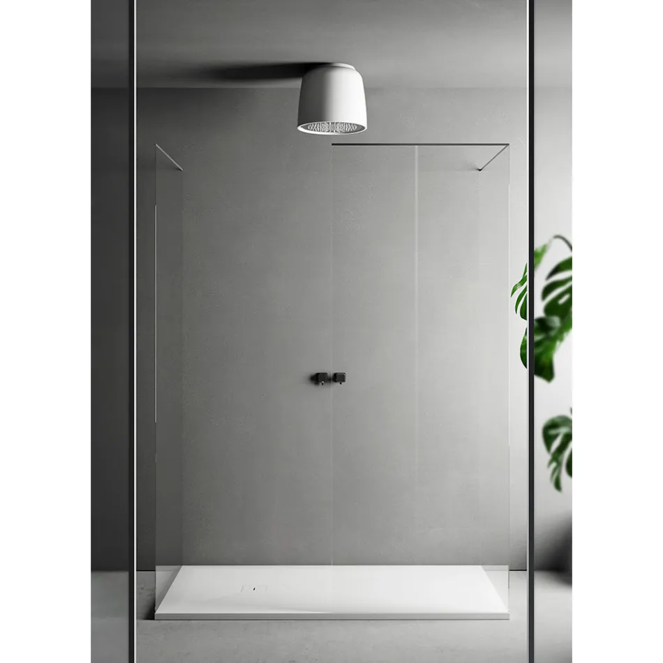 Rociador de ducha de superficie sólida Luxolid Made in Italy - Lallio viadurini