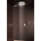 Cabezal de ducha de chorro único redondo moderno con luces LED Bossini viadurini