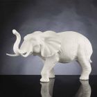 Adorno de cerámica en forma de elefante hecho a mano Made in Italy - Fante viadurini