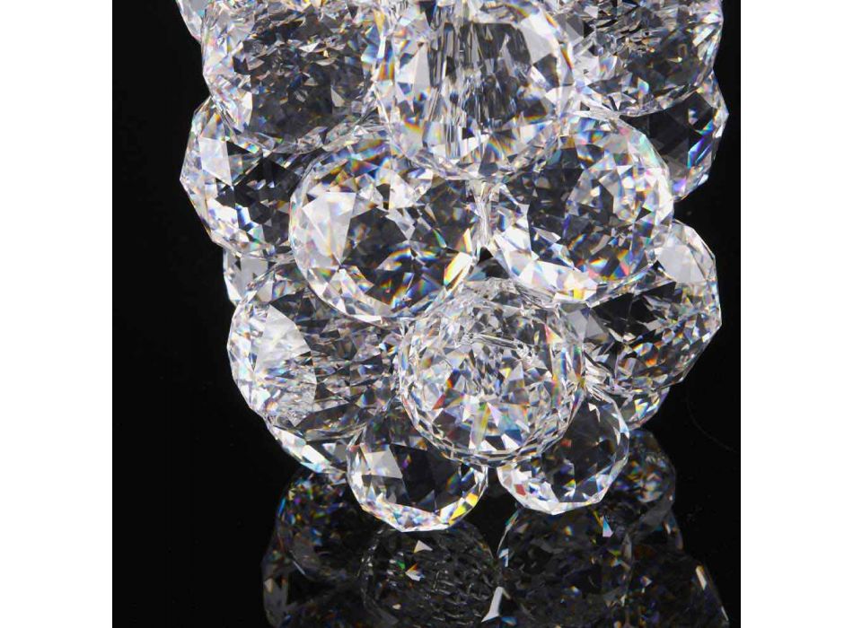 Adorno decorativo de cristal en forma de piña Made in Italy - Piña viadurini