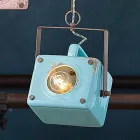 Suspensión diseño centro de atención de cerámica de la vendimia y hierro Allie viadurini