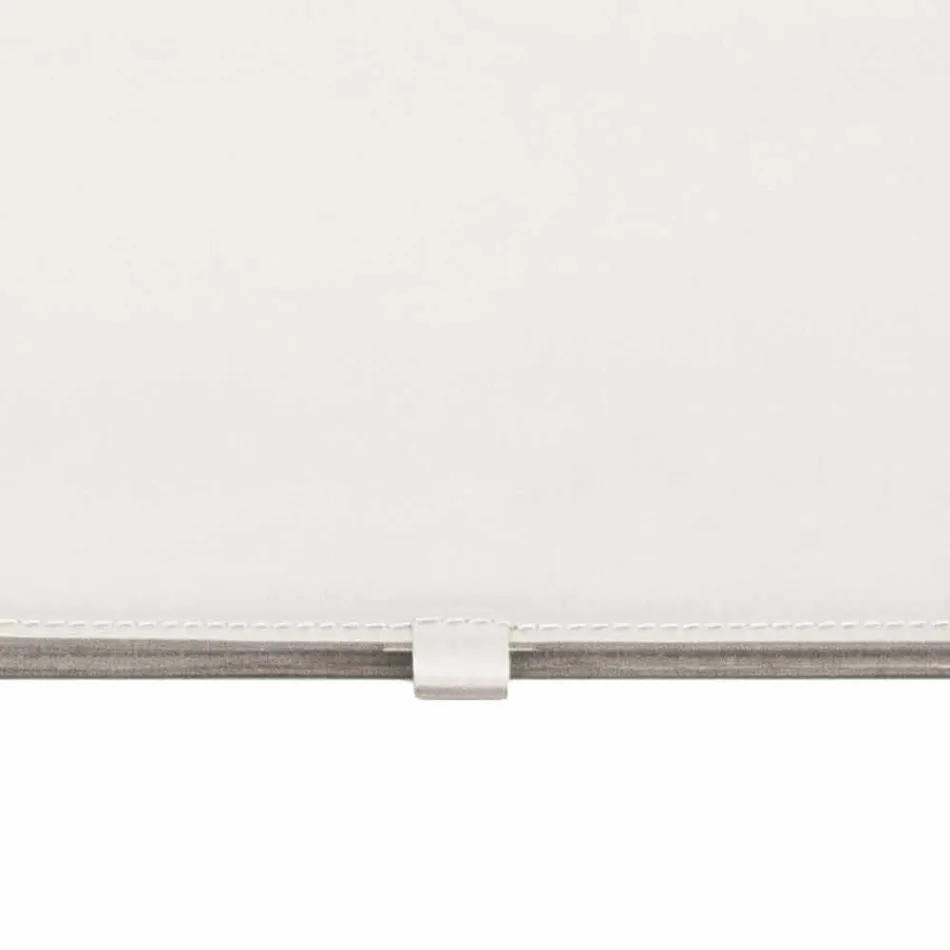 Cojín de escritorio de diseño en cuero regenerable que se puede abrir Hecho en Italia - Aristóteles viadurini