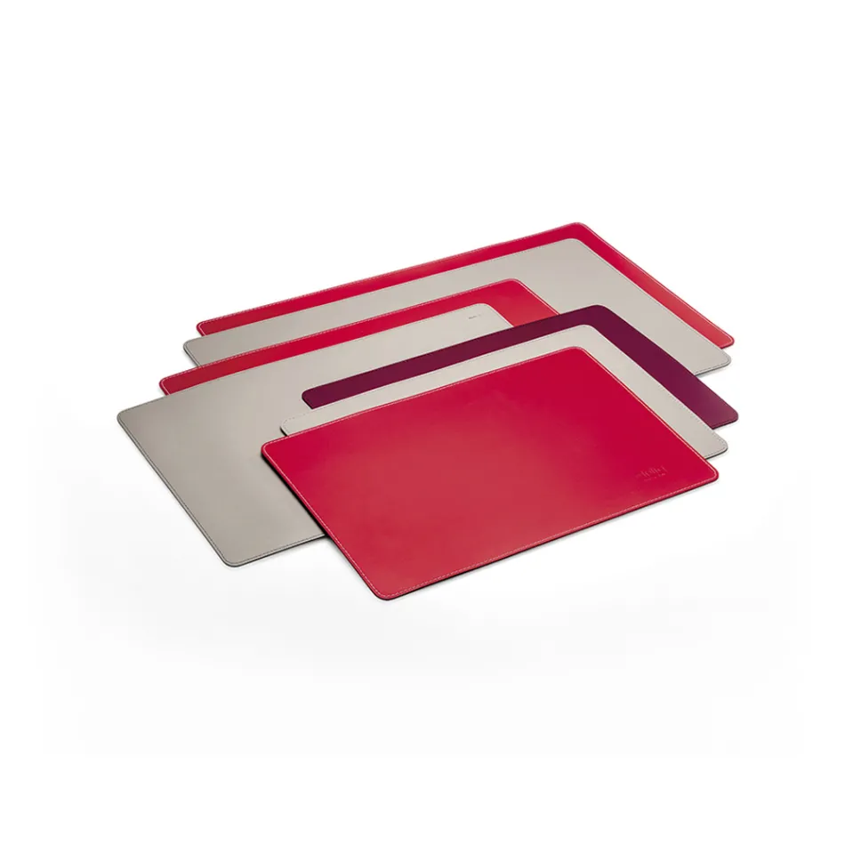 Almohadilla de cuero para escritorio o mesa de comedor - Modelo fácil viadurini