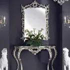 Espejo de pared, consola de madera y piano hecho a mano en Italia Giacomo. viadurini