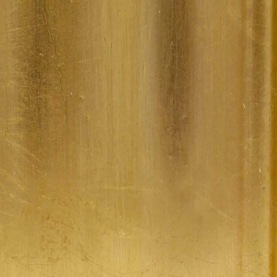 Espejo de pared de plata o oro hecho en Italia Giuseppe viadurini