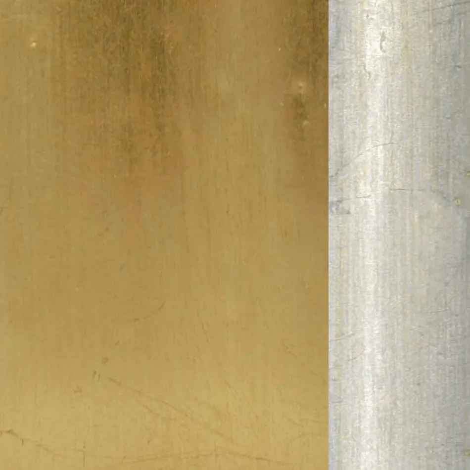 Espejo de pared de madera de abeto hecho a mano rectangular hecho en Italia Igor viadurini