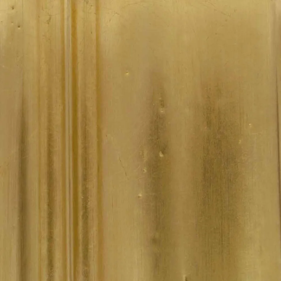 Espejo de pared de madera de abeto hecho a mano rectangular hecho en Italia Igor viadurini