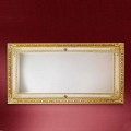 Espejo de pared de madera rectangular, producido en Italia, Raffaello