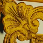 Espejo de pared rectangular de madera, producido en Italia, Valentino viadurini