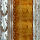 Umbrian moderno espejo de pared líneas de madera rectangulares hechas Italia viadurini