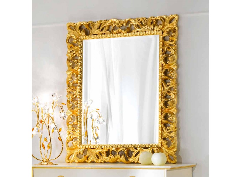 espejo de pared de diseño clásico Ives, 100x120 cm viadurini