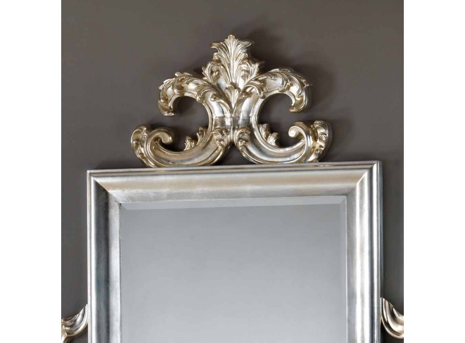 Espejo de pared de diseño de Guy, 118x240 cm, fabricado en Italia viadurini