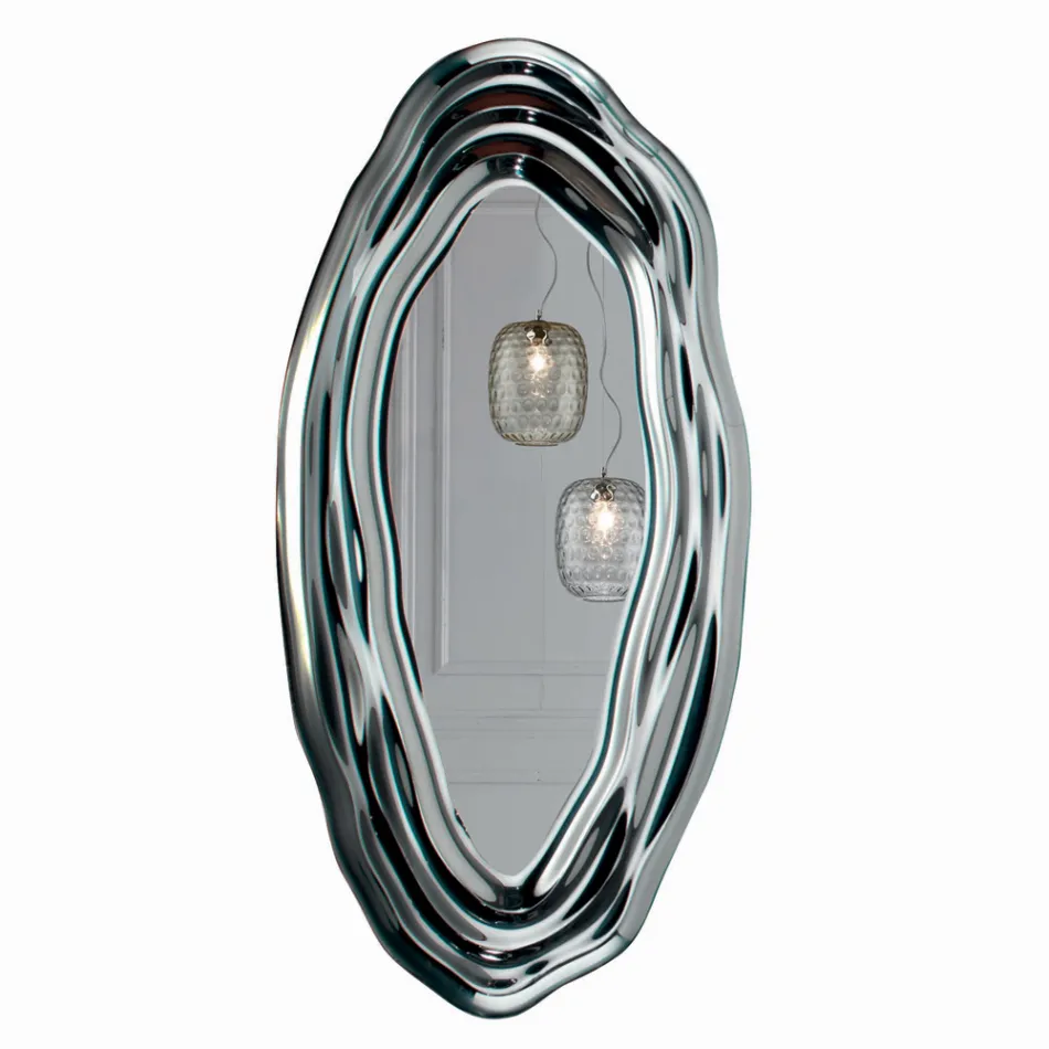 Espejo de pared de cristal Espejo Made in Italy - Pescara viadurini