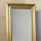 Espejo de suelo de madera con pedestal hecho a mano hecho Italia Leonardo viadurini