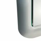 Espejo de diseño con marco de vidrio efecto cristal Made in Italy - Loop viadurini