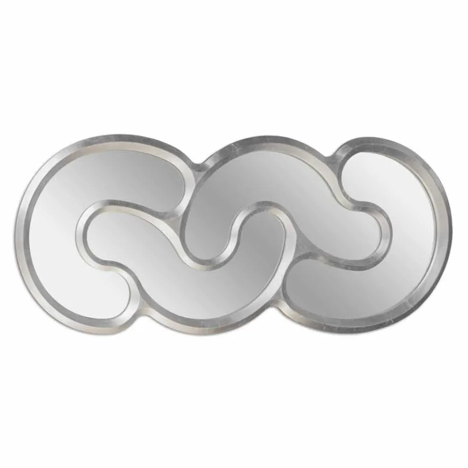 Espejo de pared hecho a mano en Italia Teo viadurini