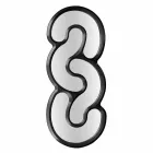 Espejo de pared hecho a mano en Italia Teo viadurini