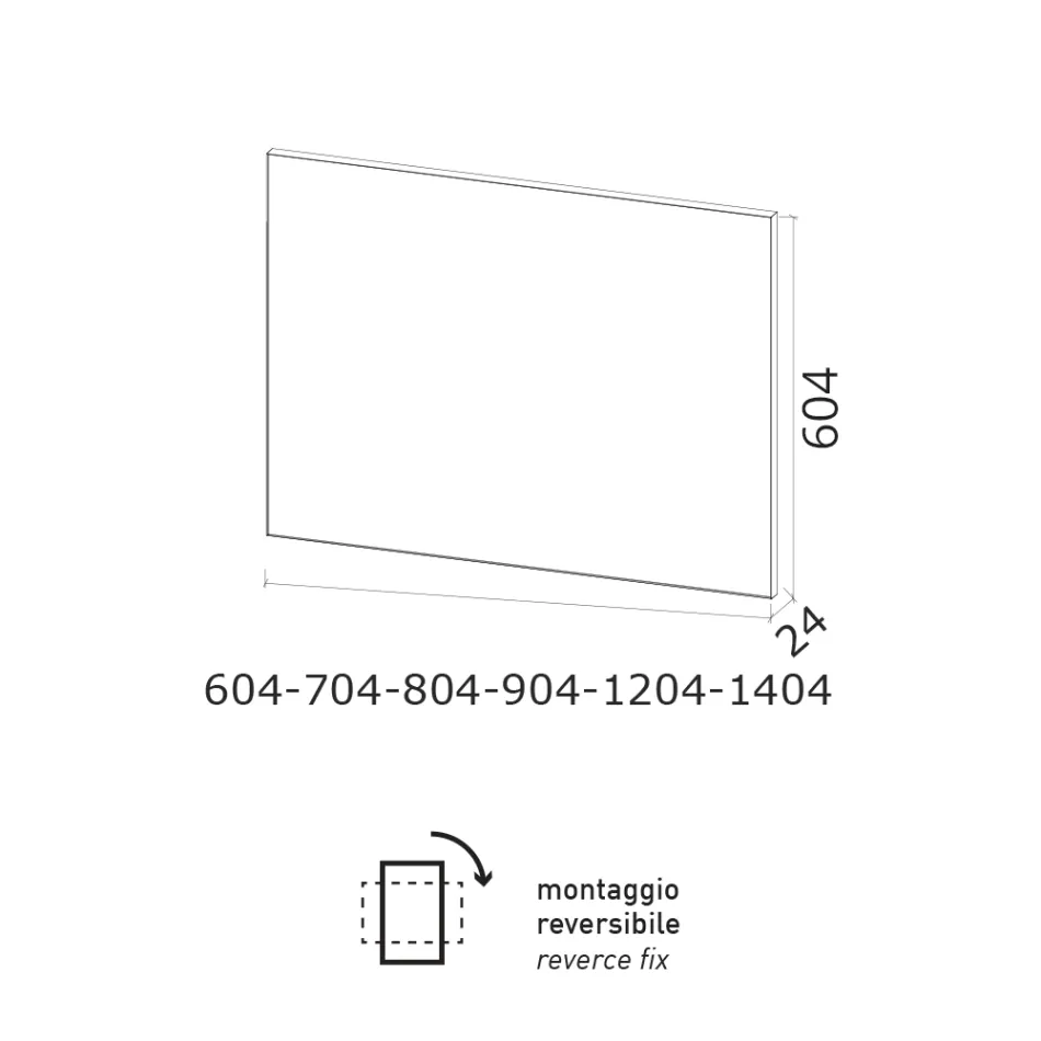 Espejo de alambre pulido con marco revestido Made in Italy - Want viadurini