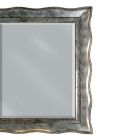 Espejo en pan de plata y espejo molido Made in Italy - Rongo viadurini