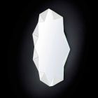 Espejo de pared moderna de diseño en tres dimensiones del diamante viadurini