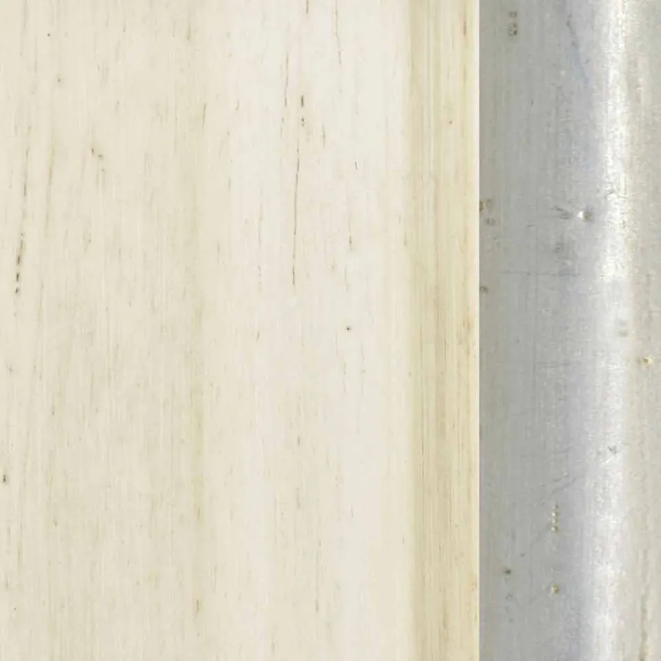 Espejo de pared de madera hecho a mano en Italia Cristian viadurini