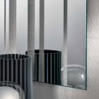 Espejo cuadrado de pared de diseño moderno Made in Italy - Cilantro viadurini