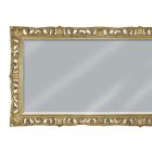 Espejo rectangular en pan de oro y espejo de suelo Made in Italy - Rangi viadurini