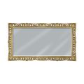 Espejo rectangular en pan de oro y espejo de suelo Made in Italy - Rangi