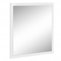 Espejo de pared cuadrado con marco blanco o antracita - Emanuelito