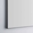 Espejo de pared para baño con marco similar al aluminio Made in Italy - Tobi viadurini