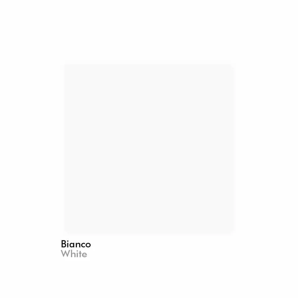 Espejo de pared para baño con marco similar al aluminio Made in Italy - Tobi viadurini