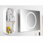 Espejo de pared para baño con iluminación LED - Dotta viadurini