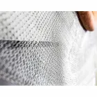 Moderno espejo de pared en metal y teca Monno viadurini