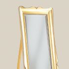 Espejo de pie clásico en madera de pan de oro Made in Italy - Florence viadurini