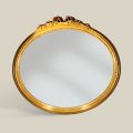 Espejo Clásico Ovalado con Marco en Pan de Oro Made in Italy - Precious
