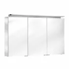 Espejo moderno para gabinete de pared de 3 puertas con estantes internos - Bramo viadurini