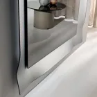 Espejo con marco de forma especial disponible en 3 tamaños y 2 colores - Carolina viadurini