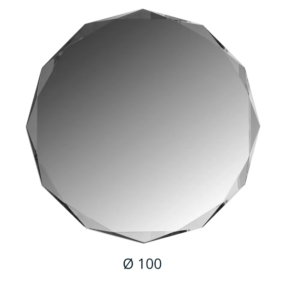Espejo con grabado de diamante y borde biselado - Excelsior viadurini