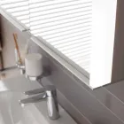 Espejo de pared de aluminio con iluminación LED - Demon viadurini