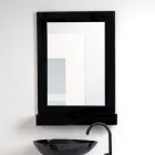 Armario con espejo de pared de plexiglás tricolor, fabricado en Italia - Kiran viadurini