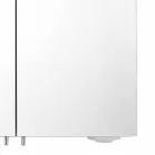 Espejo contenedor moderno con 2 puertas en aluminio pintado plateado - Alfio viadurini