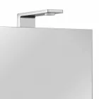 Espejo contenedor moderno con 3 puertas de cristal y 3 luces LED - Maxi viadurini