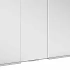 Contenedor de espejo empotrado moderno con luz LED y teclado táctil - Demon viadurini