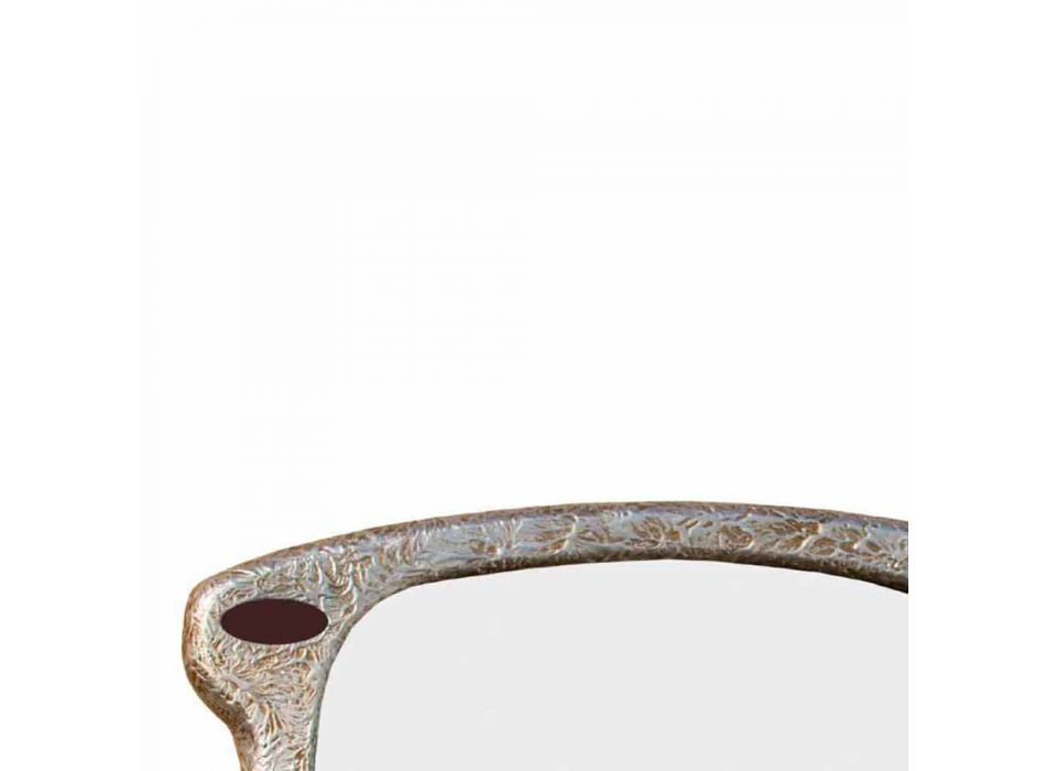 de la pared del espejo muebles en forma de vasos decorados a mano de cristal viadurini