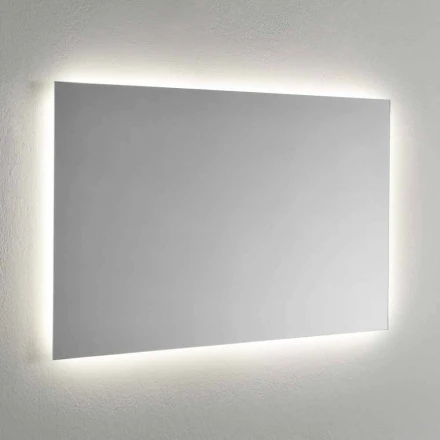 Espejo de pared con retroiluminación LED en 4 lados Made in Italy - Romio viadurini