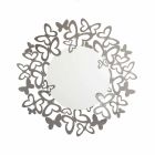 Espejo de pared circular de diseño moderno en hierro Made in Italy - Stelio viadurini