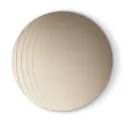 Espejo de pared Arabella con grabados, fabricado en Italia. viadurini