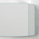 Espejo de pared con estructura en madera pintada de negro Made in Italy - Arya viadurini